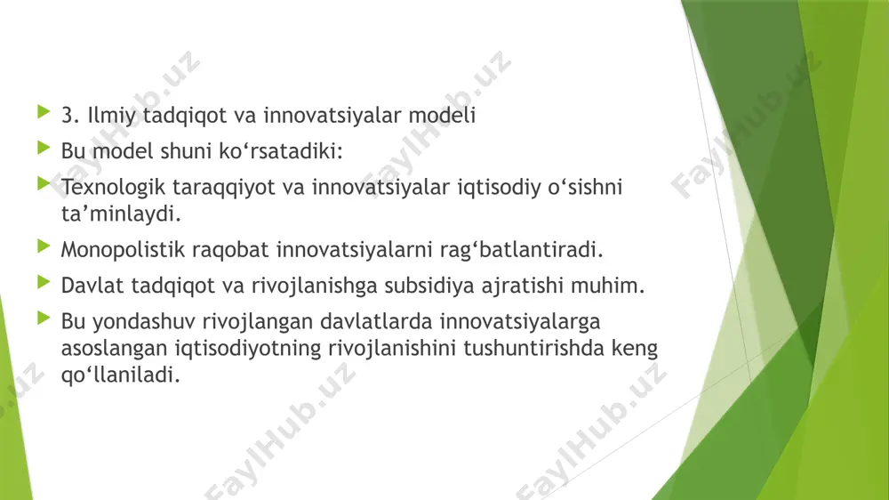 endogen iqtisodiy o‘sish nazariyasi - Page 5