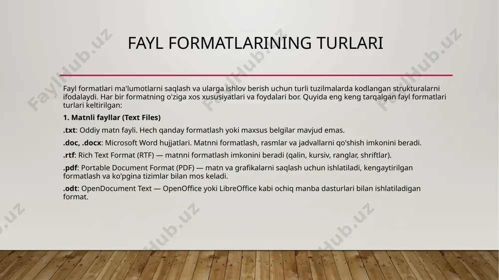 konvertatsiya. fayllarni bir formatdan boshqa formatga o’tkazish - Page 4