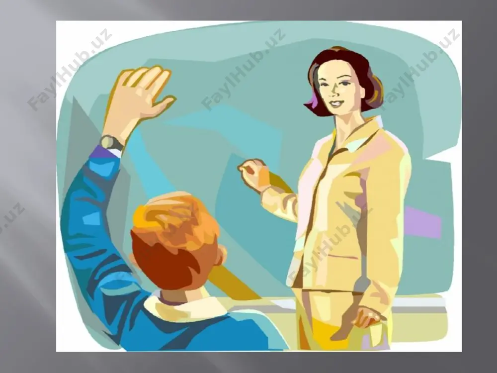 ish; . pedagogning kasbiy kompetentligi. o‘zbekistonda pedagogning kasbiy kompetentligi, uning o‘ziga xos jihatlari o‘ranilgan bo‘lib, ular orasida b.nazarova tomonidan olib borilgan tadqiqot o‘ziga xos ahamiyat kasb etadi. tadqiqotchining fikriga ko‘ra pedagogga xos kasbiy kompetentlik negizida quyidagi tarkibiy asoslar tashkil etadi kasbiy-pedagogik kompetentlikka ega bo‘lishda o‘z ustida ishlash, o‘z-o‘zini rivojlantirish muhim ahamiyatga ega. o‘z-o‘zini rivojlantirish vazifalari o‘zini o‘zi tahlil qilish va o‘zini o‘zi baholash orqali aniqlanadi. pedagoglarning o‘z ustilarida izchil, samarali ishlashlarida faoliyatga loyihali yondasha olishlari qo‘l keladi. ularning loyihali yondashuv asosida quyidagi modelni shakllantira olishlari maqsadga muvofiqdir. modelda o‘z ustida ishlash bosqichlari va har bir bosqichda amalga oshiriladigan vazifalar qayd etiladi. har bir bosqich uchun belgilangan vazifalarning samarali hal etilishi navbatdagi bosqichga o‘tish imkonini beradi. ma’lum bosqich vazifalari hal etilgach, pedagog bu holatni alohida bandda qayd etadi (1-jadval): foydalanilgan adabiyotlar: markova a.k. psixologiya professionalizma. – m.: znanie, 1996. muslimov n.a. bo‘lajak kasb ta’limi o‘qituvchilarini kasbiy shakllantirish / monografiya. – t.: …
