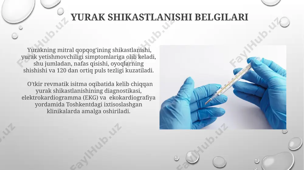 oʻtkir revmatik isitma simptomlari va tekshirish usullari - Page 5
