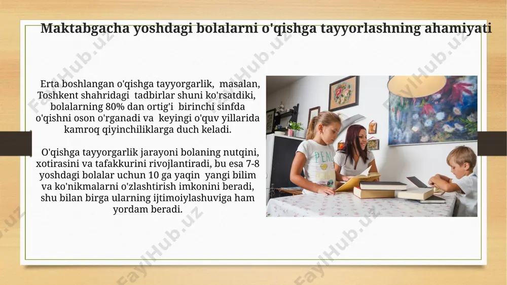 maktabgacha yoshdagi bolalarni o'qishga va savodga tayyorlash - Page 5