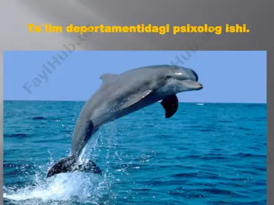 ta`lim deportamentidagi psixolog ishi — PPTX