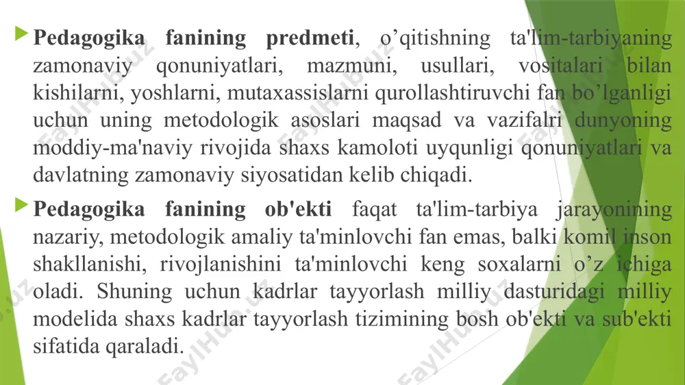 pedagogika fanining asosiy tushunchalari - Page 5