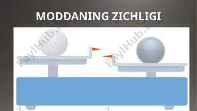 moddaning zichligi — PPTX