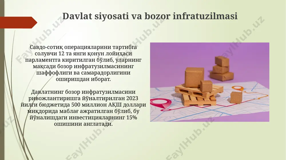 bozor infratuzilmasining rivojlanishi - Page 5