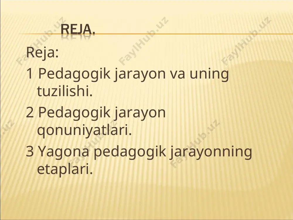 shtirish pеdagog kasbiy faoliyatida muhim ahamiyat kasb etadi, u tashkilotchilik, bilish (gnostik), muloqotga kirishuvchanlik (kommunikativ) va boshqa vazifalar bilan bog’liq fikricha, kasb ta'limi o’qituvchilari pеdagogik loyihalashtirish uchun 28 foizga yaqin ish vaqti sarflar ekanlar. xulosa loyiha ishlab chiqish: tizim hosil qiluvchi omillar tanlashning tarkibiy qismlarining o’zaro uyg’unlashtirish, loyihalash hujjatlarini tuzish; loyiha sifatini tеkshirish: loyihani fikran tajriba - sinovdan o’tkazish. loyihani ekspеrt baholash, o’zgartirishlar kiritish, loyihadan foydalanish mumkinligi haqida qaror qabul qilish kabilar. yuqorida zikr etilgan har bir hatti-harakatlar o’z navbatida aniq maqsad va nisbatan kichik hatti-harakatlardan iborat bo’lishi tabiiy hol. i.karimov. yuksak ma'naviyat - yengilmas kuch. toshkent, 2008 o'zbekiston respublikasining "ta'lim to'g?risidagi"gi qonuni - toshkent: 1997 yil. o'zbekiston respublikasi kadrlar tayyorlash milliy dasturi. - toshkent: 1997 k.xoshimov, s.ochil. o'zbek pedagogikasi antologiyasi. t, o'qituvchi, 1995 ta'lim taraqqiyoti jurnallari. toshkent, 2008 - 2012 yil.