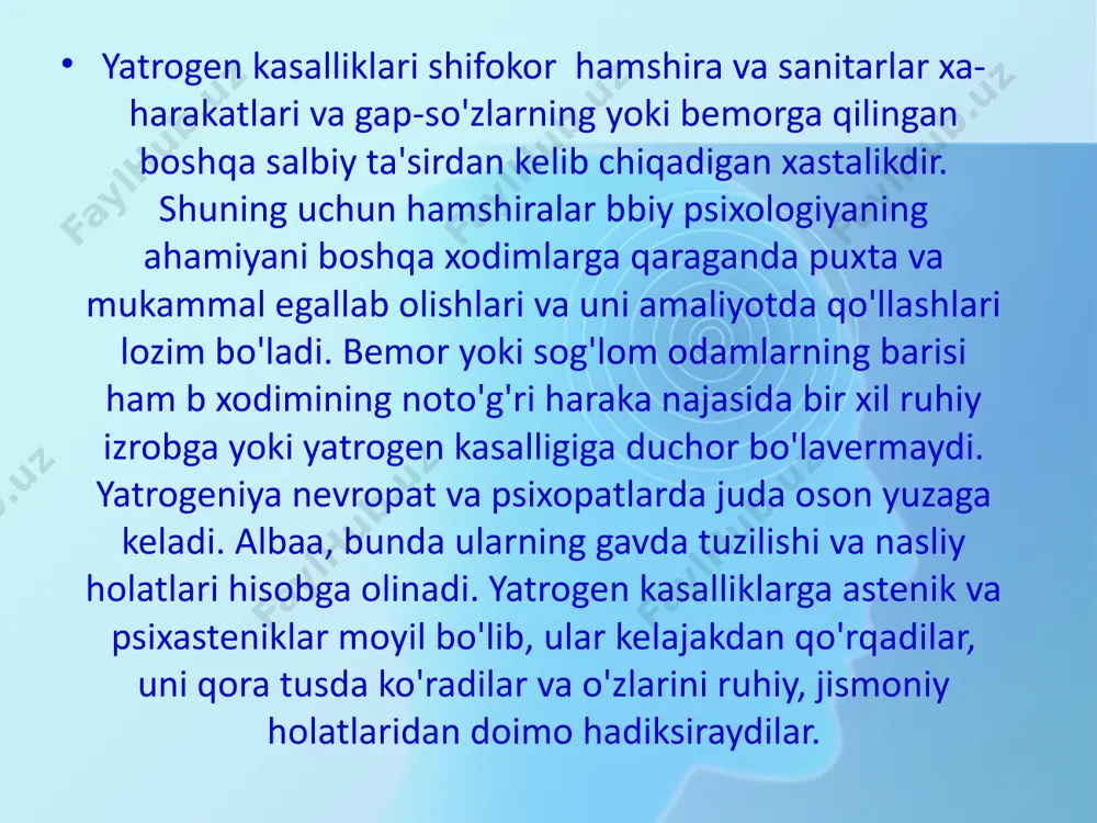 yatrogeniya muommolari - Page 4