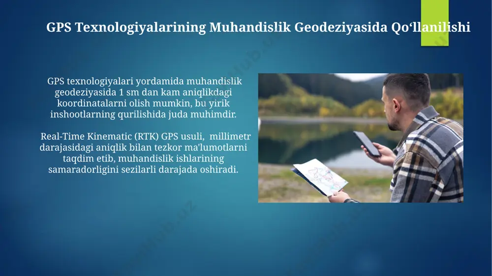 gps texnologiyalarining injinerlik geodeziyada qo'llanilishi - Page 5