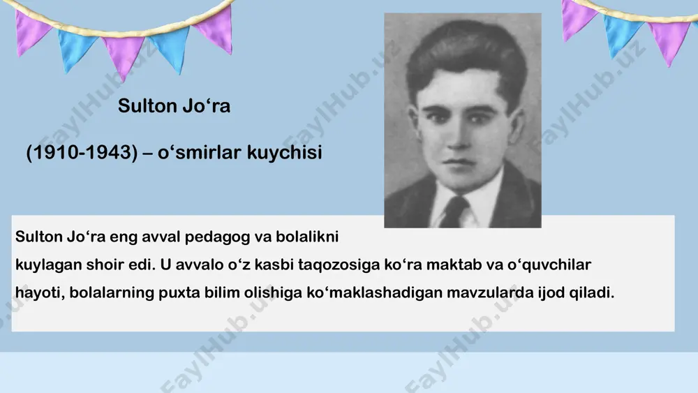 i chuqur tahlil etib, ularni ham ona tabiatni sevishga va parvarish qilishga ruhlantiradi. shoir bolalarda qushlarga muhabbat hissini uyg‘ota oladigan quvnoq vazn, o‘ynoqi misralar yaratadi. shu maqsadda so‘zlarning xilma-xil takroridan, misralarni esa mayakovskiychasiga tizib, tasvirning ohangdorlik jarangini, kuchini yanada oshiradi hoy qushlar, qushlar, qushlar, qanot qoqib kelinglar, sa’va, mayna, bulbullar. sizga termular ko‘zlar... bizga ortiq yoqadi quvnoq qo‘shiq-kuyingiz! “qushlar haqida qo‘shiq“ shoir bolalarning tabiat hodisalariga, hasharot-u jonivorlarga, ayniqsa, kapalakka qiziqishini, muhabbatini kichkintoylarga xos so‘z va ohangda ifodalab, kichkintoyning hayotga diqqat e’tiborini oshiradi, kapalak obrazi orqali kitobxonda insoniy tuyg‘ularni shakllantirishga harakat qiladi uch, ucha ber, ucha ber, go‘zal bog‘cham — gulshanda. sira ozor bermayman, sevgim, fikrim ham sanda. kapalakjon, kapalak, do‘st bo‘laylik ikkimiz, to‘xta, so‘zlayin andek! “kapalak” zafar diyorning „binafsha“ she’rini yoddan bilmagan o‘quvchi bo‘lmasa kerak. she’r o‘zining ravon o‘qilishi, qofiyalarning jarangdorligi bilan o‘quvchini o‘ziga tortadi: binafshaxon, binafsha, kulishlaring chiroyli. bog‘imizda ochilib, turishlaring chiroyli. she’r va dostonlari mamlakat kazbek tilsiz o‘rtoq …