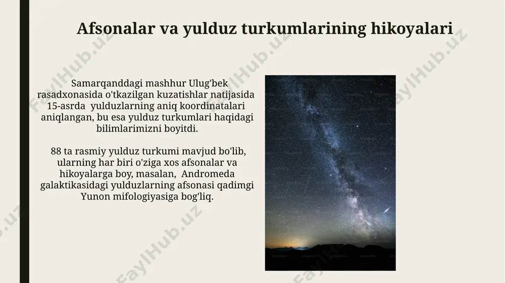 g alpha centauri kabi yaqin atrofdagi yorqin yulduzlardan foydalanib, janubiy yoʻnalishni aniqlash mumkin. e'tiboringiz uchun rahmat @taqdimot_robot image1.jpg image2.jpg image3.jpg image4.jpg image5.jpg image6.jpg image7.jpg image8.jpg image9.jpg image10.jpg