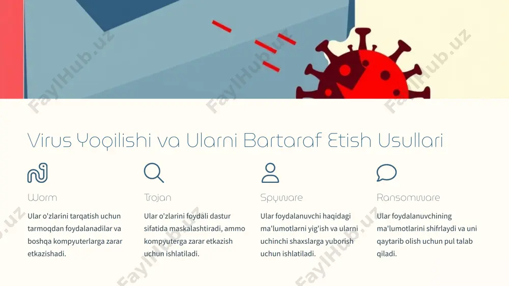 kompyuter viruslari: turlari, himoya va tahdidlar - Page 5