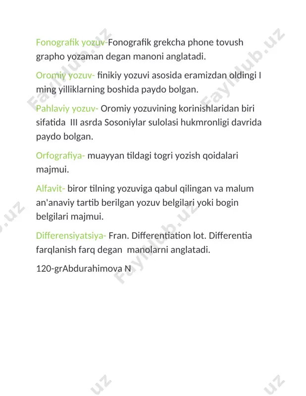 yozuv va uning rivojlanish bosqichlari - Page 4