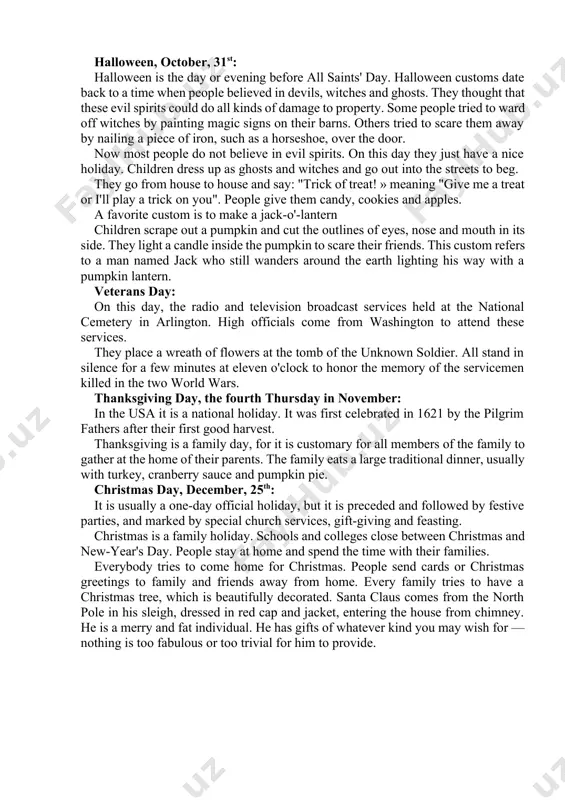 holidays in the usa - Page 5