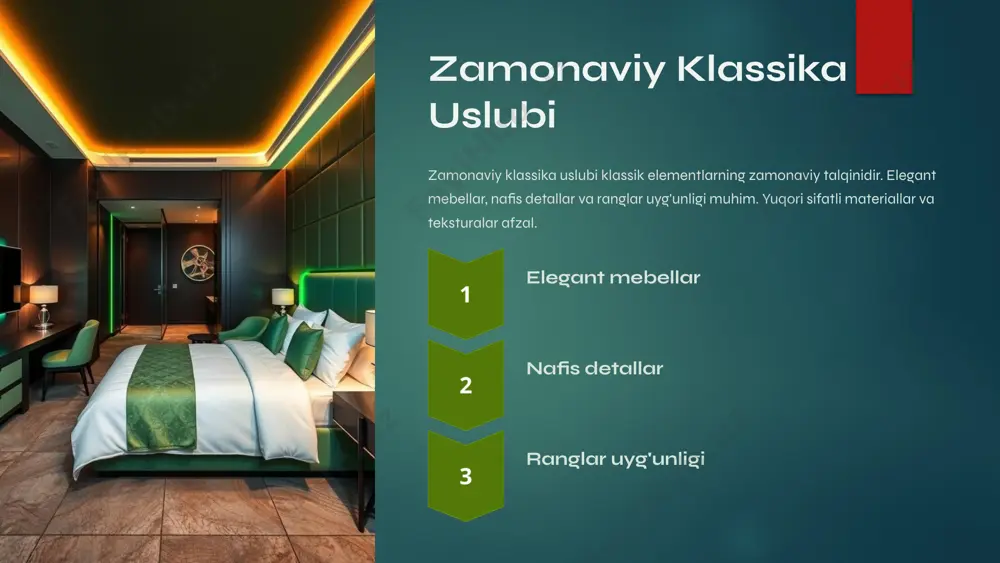 mehmonxonalar jozibadorligini oshirishda zamonaviy dizayn uslublari - Page 5