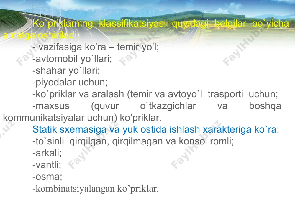 kesishma shlagbaum, temir yo‘l sivetofori bilan jihozlangan bo‘lib, harakatlanishni temir yo‘l nazoratchisi nazorat qiladi. ikkinchi belgi o‘rnatilgan kesishma nazoratchisiz bo‘lib, temir yo‘lni xavfsizlikni ta’minlaganholda kesib o‘tish haydovchinining o‘ziga havola etiladi. bu belgilar temir yo‘l kesishmalari oldida o‘rnatilib, birinchi belgi o‘rnatilgan kesishma shlagbaum, temir yo‘l simofori bilan jihozlangan bo‘lib, harakatlanishni temir yo‘l nazoratchisi nazorat qiladi. ikkinchi belgi o‘rnatilgan kesishma nazoratchisiz bo‘lib, temir yo‘lni xavfsizlikni ta’minlaganholda kesib o‘tish haydovchinining o‘ziga havola etiladi. bu belgilar bevosita shlagbaumsiz temir yo‘l kesishmasi oldida o‘rnatiladi. «1.3.2» belgisi birinchi izdan tashqari ikkinchi va undan keyingi izlardan ham poezd yo‘qligiga ishonch hosil qilgan holda kesishmadan o‘tishi mumkin. 1.1 1.2 1.3.1 1.3.2 1.4.1 1.4.2 1.4.3 1.4.4 1.4.5 1.4.6 – kesishma oldida turgan transport vositalarining qarama-qarshi harakatlanish bo‘lagiga chiqib aylanib o‘tish; – shlagbaumni o‘zboshimchalik bilan ochish; – kesishma orqali zanjirli (qishloq xo‘jaligi, yo‘l qurilishi va h.k.) mashina va mexanizmlarning yurib o‘tishi (mexanik transport vositalariga yuklab olib o‘tishga ruxsat etiladi). – …