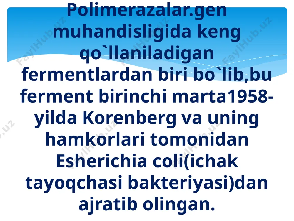 gen muhandisligida qo'llaniladigan fermentlar - Page 5
