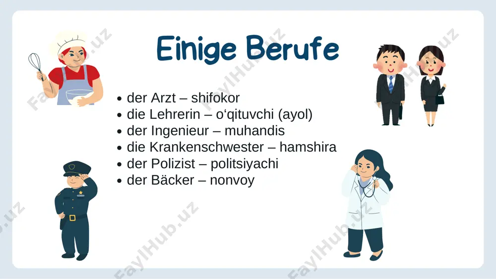 einige berufe undtätigkeiten nennen - Page 3