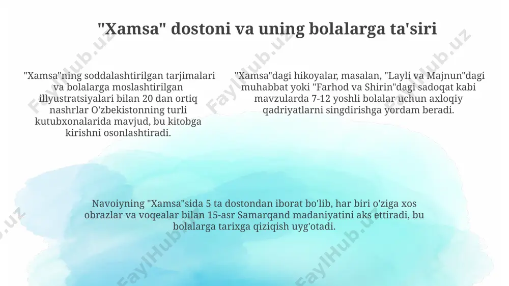 alisher navoiy asarlari bolalar kitobxonligida - Page 5