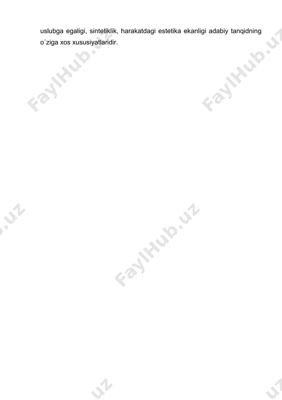 adabiy tanqidchilikning o`ziga xos xususiyatllari - Page 4