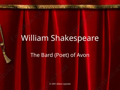 william shakespeare — PPT