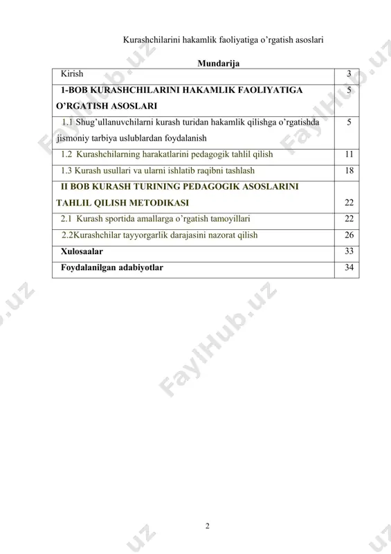 kamizda prezidentimiz sh.mirziyoyevning 2022-yilda o`zbekisonning o`z isiqlol va taraqqiyot yo`li risolasida jumladan shunday deyilgan: bizning ota-bobolarimiz kishilar bilan uchrashganda yoki xayrlashayotganda avvalo, bir-birlariga chin yurakdan musahkam salomatlik tilashgan. sihat-salomatlik bo`lishning an`anaviy qadrini qayta tiklash va oila qadri bilan sharafli bir o`ringa qo`yish kerak.1 barcha qatlamdagi aholi hayotida sport mashg`ulot muhim ijtimoiy omilga, yangi sog`lom avlodni tarbiyalash, etishtirish quroliga aylandi. sportning xalqchil turlaridan biri bo`lgan kurash o`zining tarixiga ko`ra juda qadim davrlarga borib taqaladi. xalq milliy sport turlaridan biri bo`lgan kurashni rivojlantirish masalasi ham prezidentimiz diqqatidir. mustaqillik yillarida ko`pgina mavjud kurash zallari va maydonlari ta`mirlandi, yangilari qurib bitkazildi. ammo milliy kurashda xozirgi paytgacha ujt-ilmiy asosida, yuklamaning asosiy tavsiflari-ixtisoslashganligi, yo`nalishi, hajmi va koordinasion 1o‘zbekiston respublikasi prezidentining 2020-yil 4-noyabrdagi pq-4881-son qarori kurash milliy sport turini 2025-yilgacha yangi bosqichga olib chiqish konsepsiyasi. lex.uz murakkabligini hisobga olgan hamda trenirovkaning har bir bosqichi davrida rejalashtirishga yordam beradigan ilmiy asoslangan yuklamalar tarkibi yo`q. yuqorida qayd etilgan muammoning …