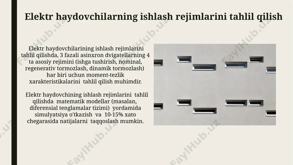 elektr haydovchilarini hisoblash usullari - Page 5