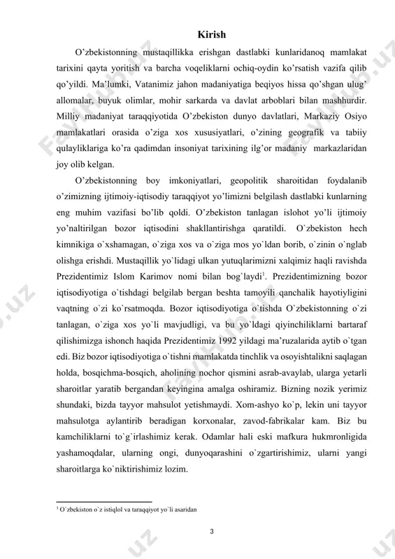 qtisodiyotni boshqarishda, iqtisodiy siyosatni amalga oshirish yoʻllari va usullarida yirik qayta qurishlar, oʻzgartirishlar samaradorligi past muayyan iqtisodiy tizimni takomillashtirish yoki eski tizimdan yangisiga oʻtish maqsadlarida amalga oshiriladi. iqtisodiy tizimning samaradorligi qoniqarsiz boʻlgan, iqtisodiy tangliklar yuz bergan, iqtisodiyot kishilarning ehtiyojlarini yetarli qondirmagan hollarda, mamlakat oʻz taraqqiyotida boshqa mamlakatlardan orqada qolgan sharoitlarda oʻtkaziladi. iqtisodiy isloxotlarzalarsiz, aniq maqsadlar koʻzlangan holda, parlament qabul qilgan qonunlarga bi-noan va davlat raxbarligida oʻtkaziladi. iqtisodiy isloxotlar evolyusion rivojlanishni taʼminlaydi. xx asr oxiri va xxi asr boshlaridagi iqtisodiy isloxotlar umumbashariy boʻlib, de-yarli hamma mamlakatlarda oʻtkazildi. bozor iqtisodiyoti qaror topgan mamlakatlarda iqtisodiy isloxotlar iqtisodiyotni erkinlashtirishga qaratilgan boʻlib, davlatning iqtisodiyotga aralashuvini cheklash, iqtisodiyot subʼyektlari mustaqilligini kuchaytirish, monopoliyalar faoliyatini nazorat qilish, erkin narxlarga yoʻl berish, xullas bozor mexanizmining toʻlaroq amal qilishiga sharoit yaratib berishga qaratildi. yangidan mustaqil boʻlgan yosh mamlakatlarda (sobiqsotsialistik mamlakatlar va sssr tarkibidagi respublikalar) iqtisodiy isloxotlar 2 yoʻnalishda bordi: 1) milliy mustaqillikni iqtisodiy jihatdan taʼminlashni koʻzlagan islohotlar; 2) rejali iqtisodiyotdan …