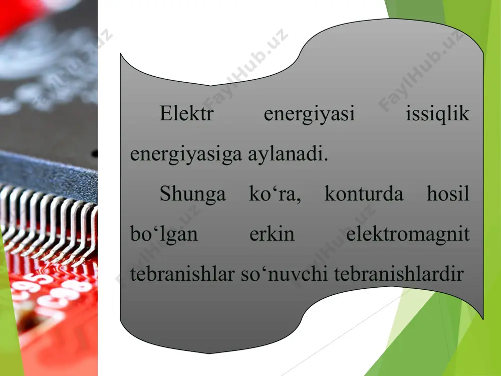 tranzistorli elektromagnit tebranishlar generatori - Page 4
