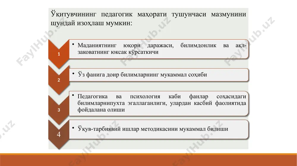 pedagogik mahoratning asosiy komponentlari - Page 5