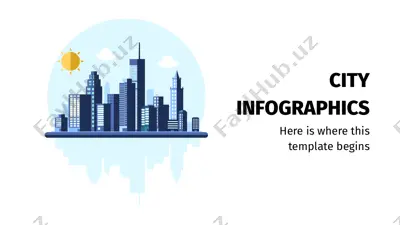 city infographics template — PPTX