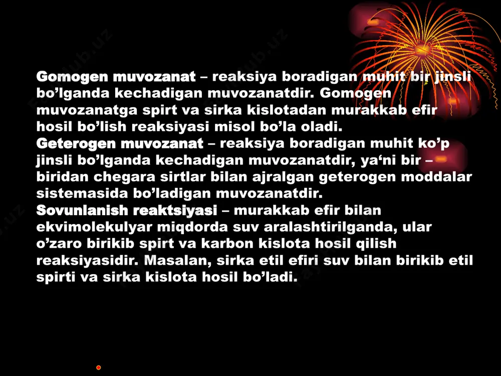 кимёвий мувозанат. массалар таъсири қонуни - Page 5