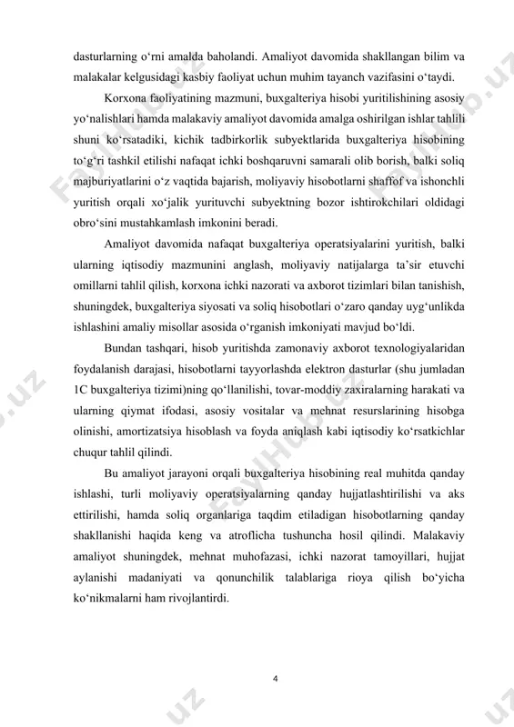 sobvaraqlariga ega. u o‘z majburiyatlari bo‘yicha o‘zining ustav kapitali doirasida javobgardir, ya’ni korxona egasi uning qarzlari bo‘yicha shaxsiy mol-mulki bilan javob bermaydi. shuningdek, mchj sifatida “rishton metall” o‘z faoliyatini soliq organlari va boshqa nazorat qiluvchi davlat organlari oldida mustaqil yuritadi, shartnomalar tuzadi, moliyaviy va xo‘jalik faoliyatini amalga oshiradi. “rishton metall” mchjning asosiy faoliyat yo‘nalishi — turli metall mahsulotlarining chakana va ulgurji savdosidir. asosan quyidagi tovarlar korxona assortimentidan o‘rin olgan: · qurilishda keng qo‘llaniladigan armatura (har xil diametrda); · metall burchaklar va l-profillar; · metall quvurlar (profilli va dumaloq shakldagi); · temir listlar; · metalloizolyatsiyalangan mahsulotlar; · chilangarlik uchun yordamchi detal va qismlar. bu mahsulotlar qurilish kompaniyalari, yakka tartibdagi fuqarolar va kichik biznes egalarining asosiy xarid nuqtasi sifatida xizmat qilmoqda. korxona mahsulotlarni asosan ichki bozor yetkazib beruvchilaridan xarid qiladi. ular orasida mahalliy metallurgiya zavodlari, distribyutorlar va yirik omborxona tarmoqlari mavjud. import qilinadigan mahsulotlar hozircha mavjud emas, ammo kelajakda xorijiy ishlab chiqaruvchilar …