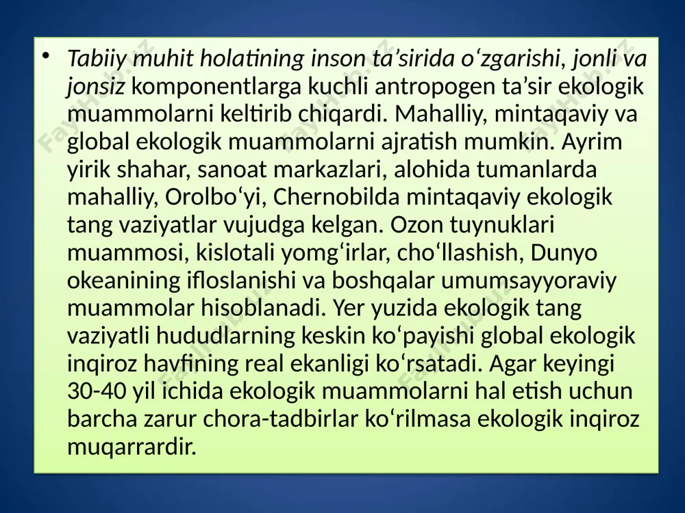 tabiat va jamiyat o‘rtasidagi munosabatlar - Page 5