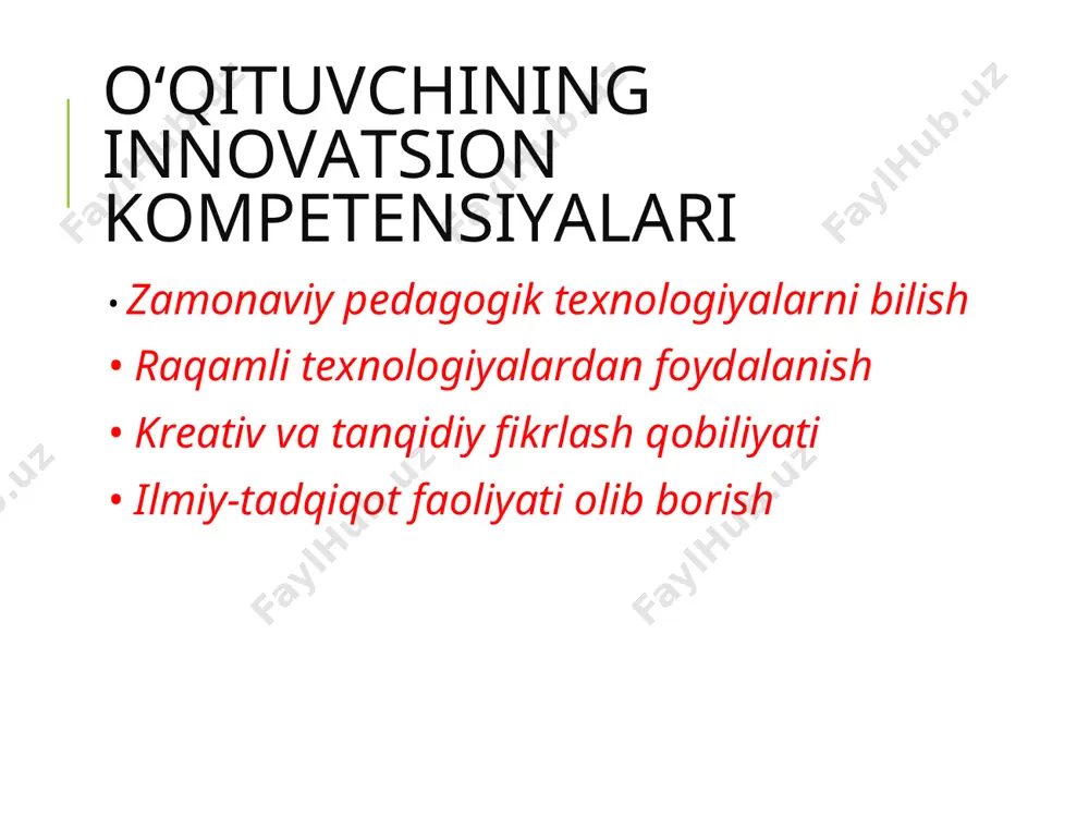 oliy maktab o‘qituvchisining innovatsion faoliyati - Page 4