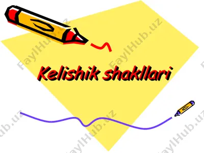 kelishik shakllari — PPT