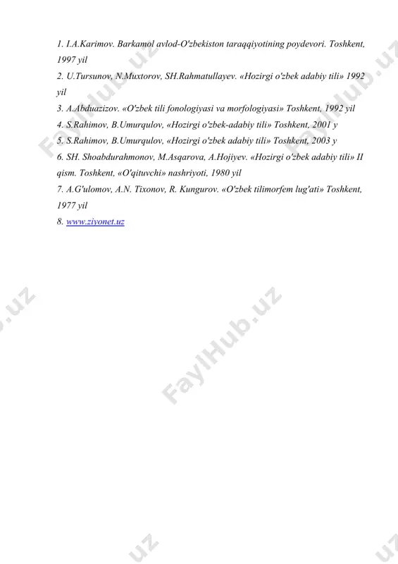ravishlarning yasalishi. ravishlarning tuzilish jihatdan turlari. ravishlarda modal shakl yasalishi - Page 5