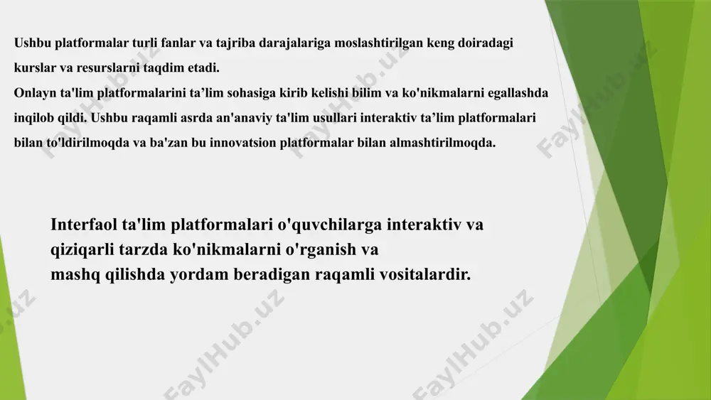ta'lim jarayonida interaktiv ta'lim platformalarning qo'llanishi tahlili - Page 3