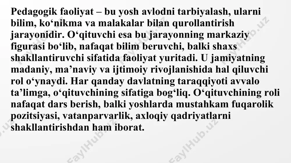 pedagogik faoliyatda o'qituvchining psixologik va pedagogik xususiyatlari - Page 4