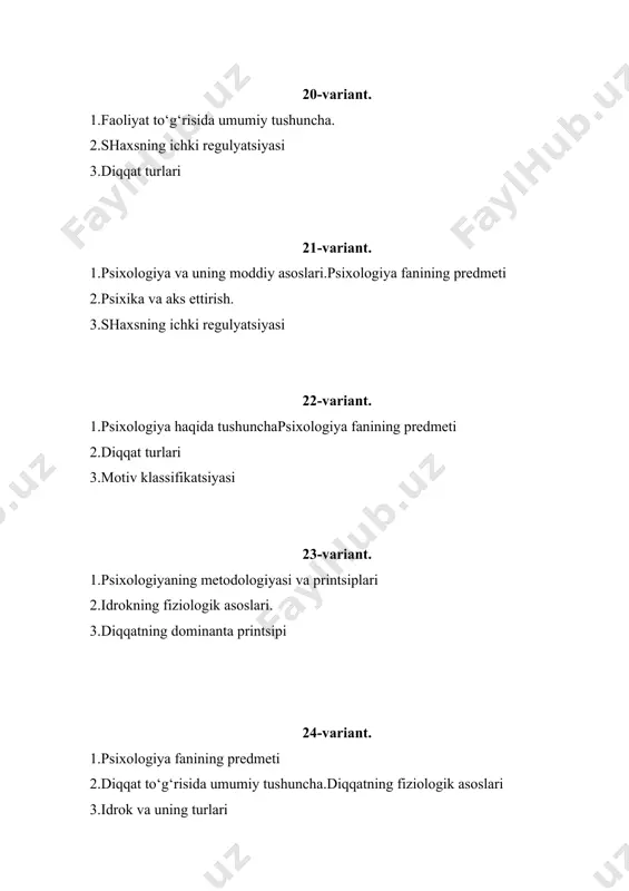 psixologiya fanining predmeti - Page 5