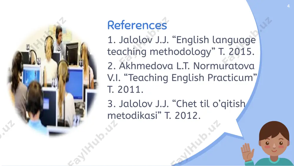 where they take place, reading information about a topic then listening to find whether or not the same points are mentioned, inferring the relationships between the people involved 24 top-down processing listener gets a general understanding or overall view of the listening text. this is greatly helped if the listener`s schema allows them to have appropriate expectations of what they might hear. for example, if i am listening to a doctor talk to a patient, i expect to hear about a medical problem. i expect that the doctor will give some advice, maybe a prescription for some medicine. i also know many of the vocabulary they will use. 25 bottom-up processing the listener focuses on individual words or phrases and gains an understanding of the whole passage by linking these together. 26 3. difficulties in teaching listening comprehension. 27 what are the difficulties in teaching listening comprehension ? 28 according …
