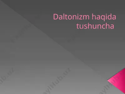 daltonizm — PPTX