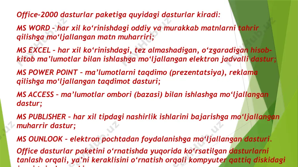 office amaliy dasturlar paketi (adp) - Page 5