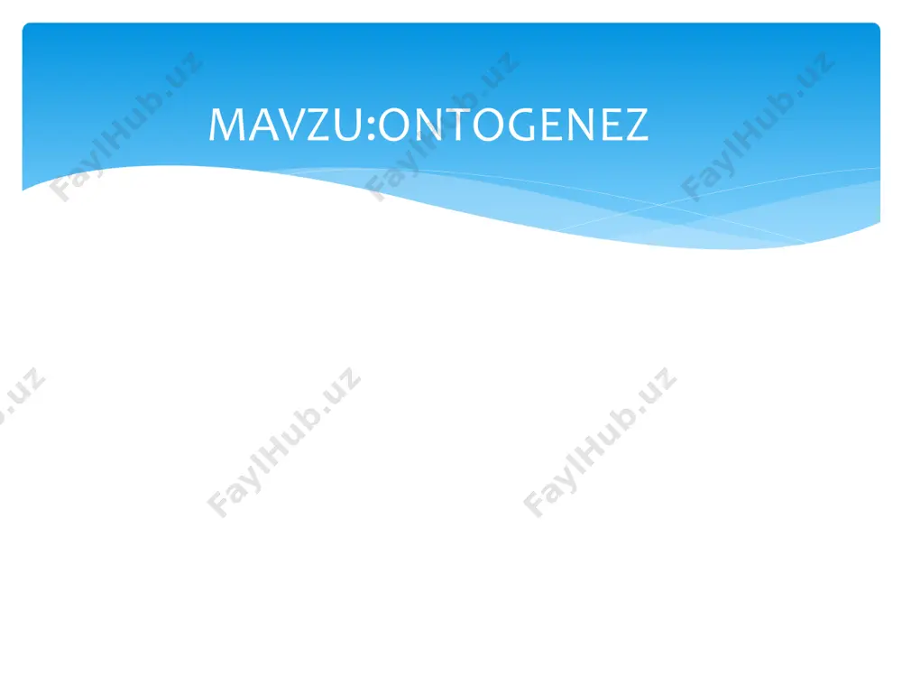 alaridan biri va uni rad etishning uzoq davom etadigan jarayoni. f. engels shunday deb yozgan edi: "hatto hozir ham ular o'limni muhim deb hisoblamaydigan fiziologiyani hayotning lahzasi deb hisoblamaydilar ... bu hayotning rad etilishi aslida hayotning o'zida ekanligini anglamaydi, shuning uchun hayot doimo uning hayoti bilan bog'liq deb o'ylashadi.  онтогенезни тушунтиришда икки концепция кураш олиб борди. улардан бири — преформизм о. ни индивидуал ўсишдан иборат деб тушунтирса, иккинчиси — эпигенез эса уни струк- турасиз муртакдан бошланадиган янги ҳосиланинг ривожланиш жараёни си-фатида тушунтиради. замонавий тушунчаларга биноан, онтогенез бошланаётган ҳужайрада ирсий ахборот коди ҳолатида организмнинг бундан кейинги ривожланиши программаси жойлашган. https://qomus.info/encyclopedia/cat-k/kontseptsiya-uz/ https://qomus.info/encyclopedia/cat-k/kurash-uz/ https://qomus.info/encyclopedia/cat-p/preformizm-uz/ https://qomus.info/encyclopedia/cat-e/epigenez-uz/ https://qomus.info/encyclopedia/cat-a/axborot-uz/  gastrulyatsiya (invaginatsiya) - gastrula hujayra invaginatsiyasi natijasida hosil bo'ladi. gastrulyatsiya paytida mikrob hujayralari deyarli bo'linmaydi va o'smaydi. hujayra massalarining faol harakati (morfogenetik harakatlar) mavjud. gastrulyatsiya natijasida mikrob qatlamlari (hujayra qatlamlari) hosil bo'ladi. gastrulyatsiya gastrula deb nomlangan xomilaning shakllanishiga olib keladi. slide 1 slide 2: mavzu:ontogenez …