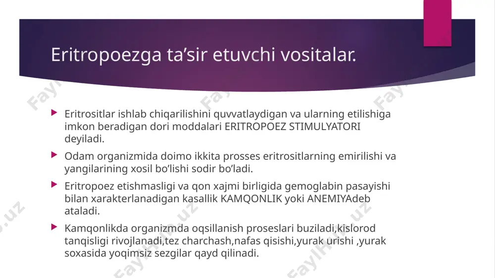 qon sistemiga ta'sir qiluvchi vositalar - Page 4