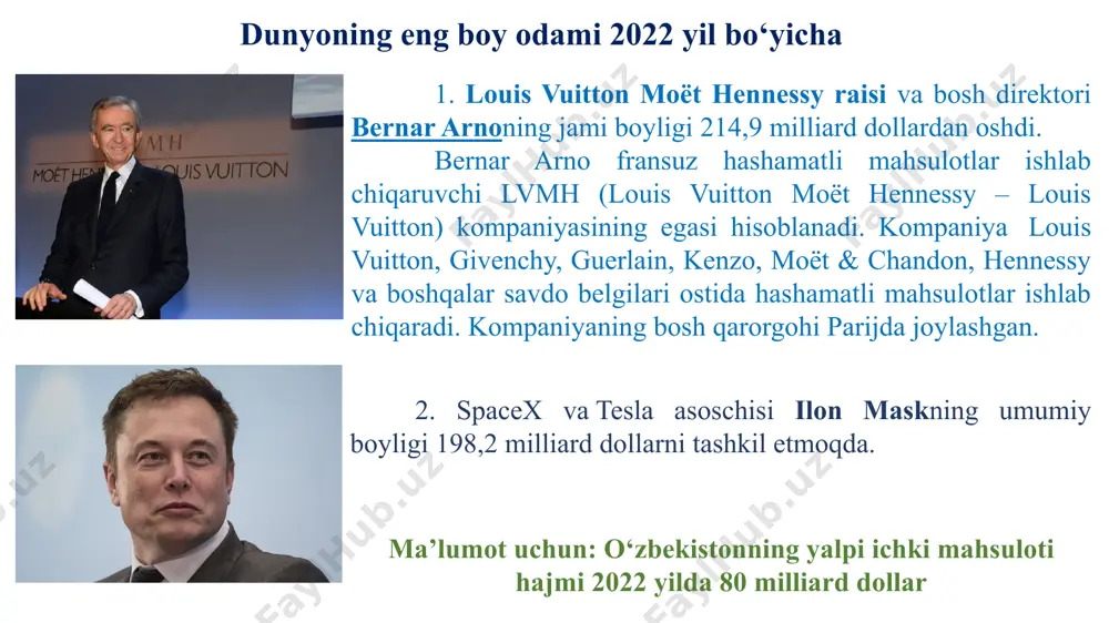 tilgan tabdirkorlik faoliyati hisoblanadi. "biznes jarayonlarini loyihalash" – iqtisodiyotning barcha tarmoqlarida faoliyat olib borayotgan firmalar va korxonalarda mahsulot (xizmat) ishlab chiqarishning "hayot sikli" dagi barcha jarayonlarni mantiqiy kеtma-kеtlikda loyihalash jihatlarini o‘rganuvchi fandir. biznes jarayon – bu kompaniyaning ishlab chiqarish va iqtisodiy faoliyatining maʼlum bir turi bilan bogʻliq boʻlgan va yangi qiymat yaratishga, masalan, mahsulot ishlab chiqarishga qaratilgan ishlar ketma-ketligi; biznes jarayon – bu isteʼmolchi uchun qadrli boʻlgan natijani yaratishga qaratilgan funksiyalarni bajarishning barqaror, maqsadli ketma-ketligi; biznes jarayon – yetkazib beruvchining resurslarini isteʼmol qiladigan, qiymat yaratadigan va isteʼmolchiga natija beradigan mantiqiy, izchil, oʻzaro bogʻliq boʻlgan faoliyat majmuasi; biznes jarayon – bu maʼlum biznes vazifasini birgalikda amalga oshiradigan bir nechta oʻzaro bogʻliq protseduralar yoki funksiyalar toʻplami; biznes jarayon tushunchasi «tadbirkorlik» tushunchasini birinchi bo‘lib xvii asr oxiri va xviii asr boshlarida ingliz iqtisodchisi ri­chard kantilon qo‘llagan edi. uning fikricha, tadbirkor tavakkalchilik sharoitida faoliyat ko‘rsatuvchi kishidir. shu boisdan u yer va mehnat omilini iqtisodiy …