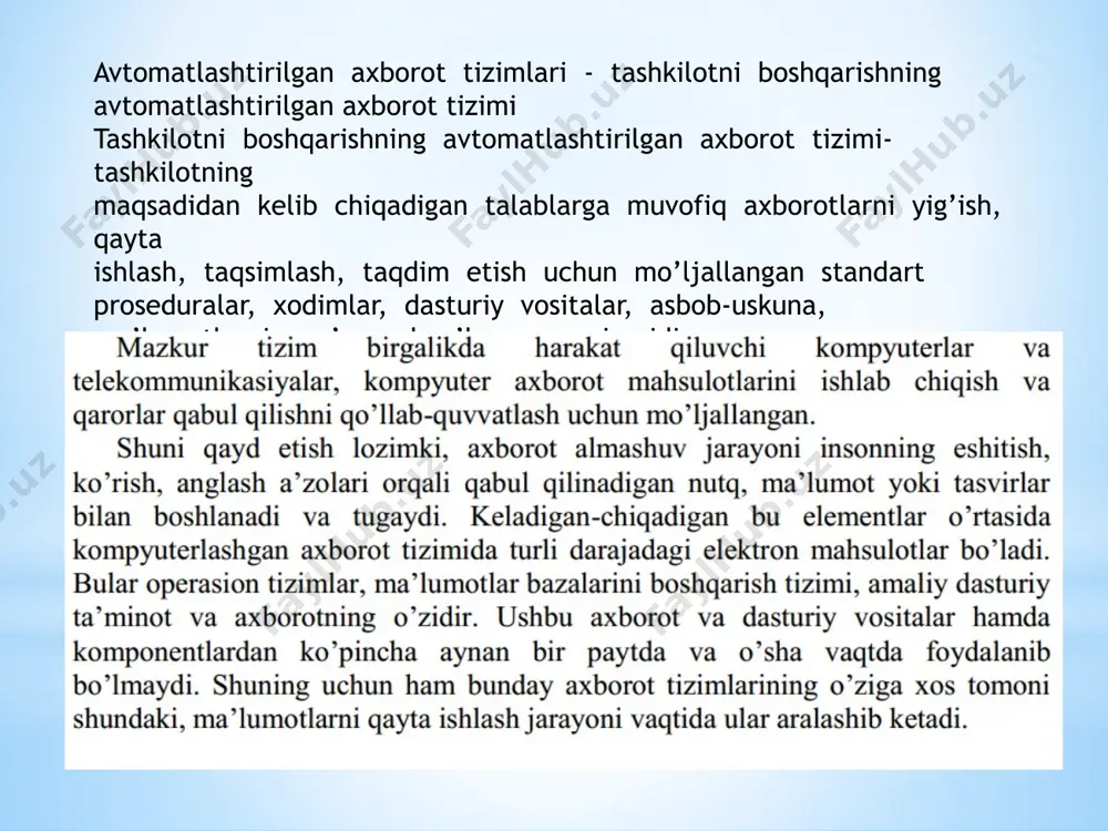 avtomatlashtirilgan axborot tizimlari - Page 3