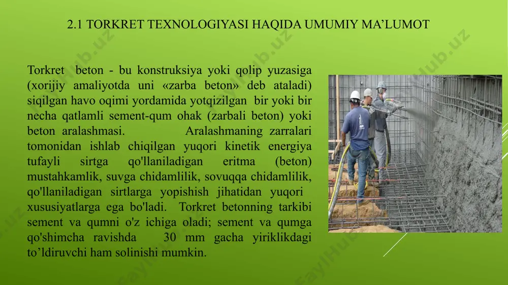 torkret mustaqil ish pptx - Page 5