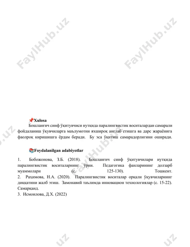 paralingvistik vositalar va ularning ta'siri - Page 5