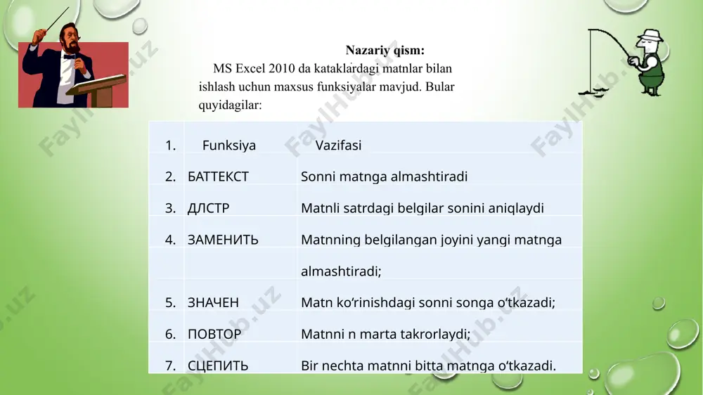ms excel 2010 funksiyalari - Page 3