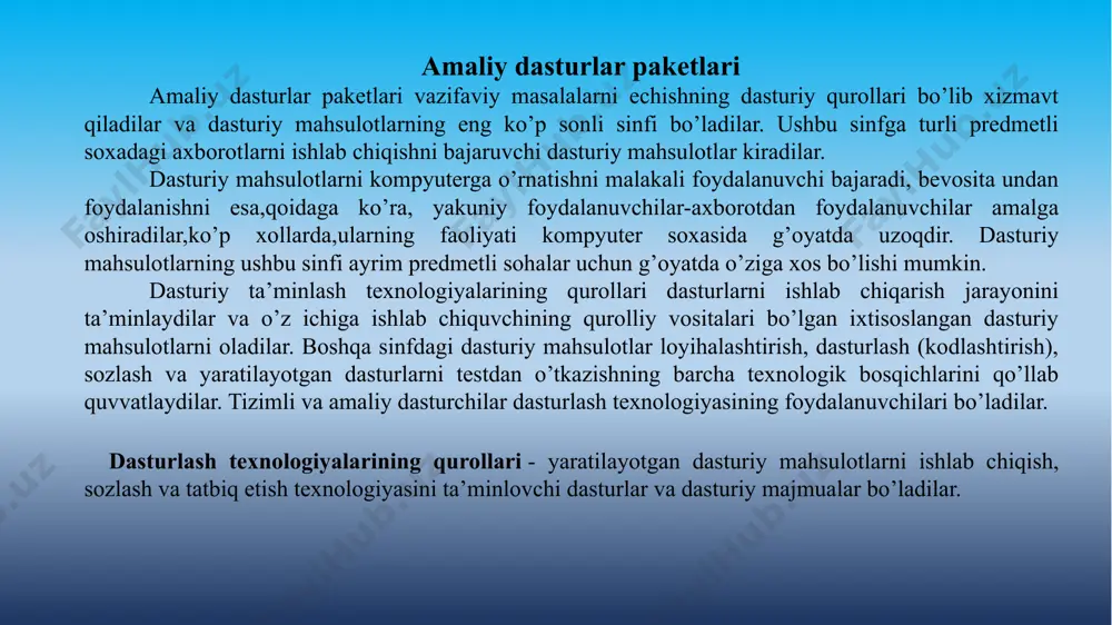 tizimli dasturiy ta’minot - Page 4